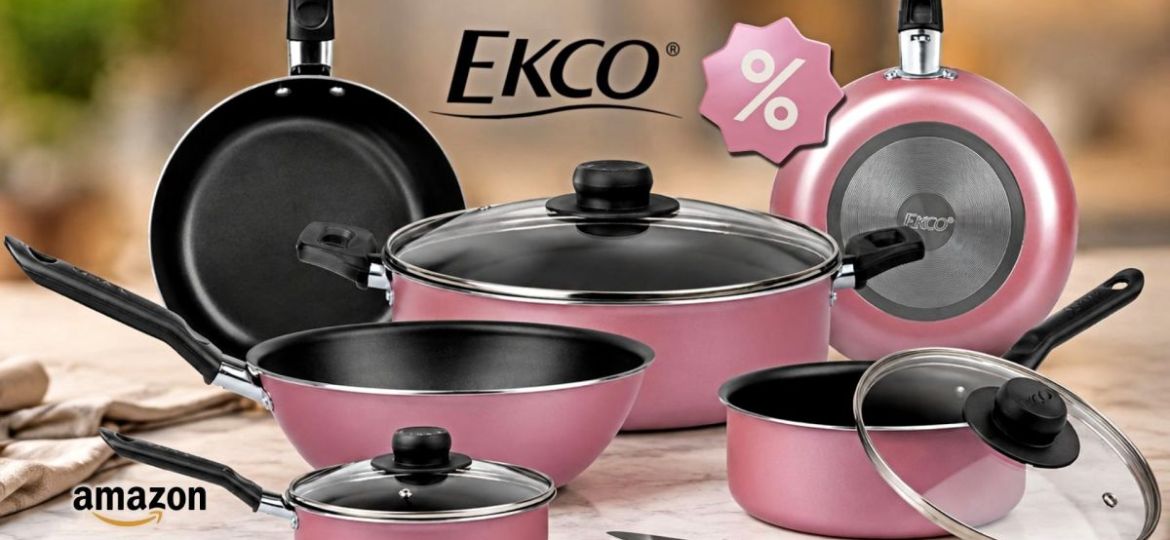 Bateria-Ekco-Rose-Gold-de-19-piezas-baja-a-899-en-Amazon-Mexico